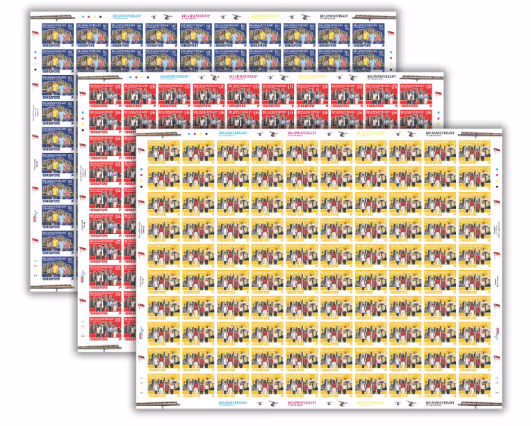 61st Anniversary of Singapore's Independence Stamps